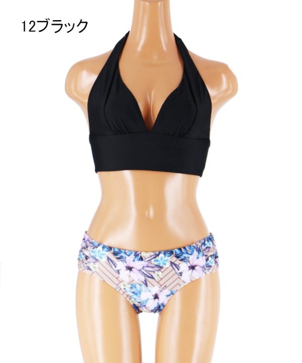 ナチュラルだけどしっかり盛れる【ナチュラルアップブラ】Solid×Gio tropicalノンワイヤービキニ - 画像 (7)